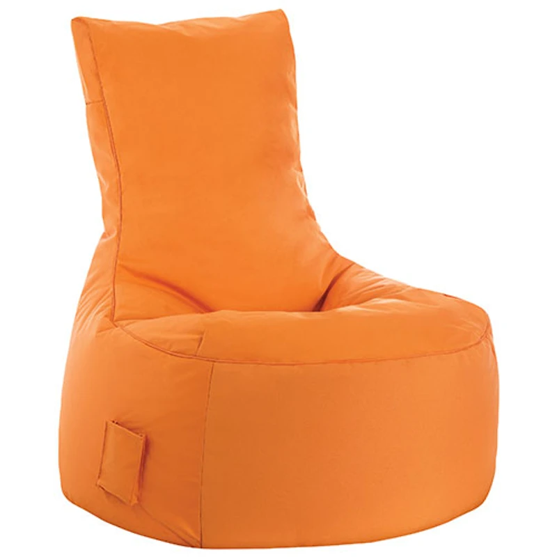 Fauteuil poire contemporain Swing - Orange