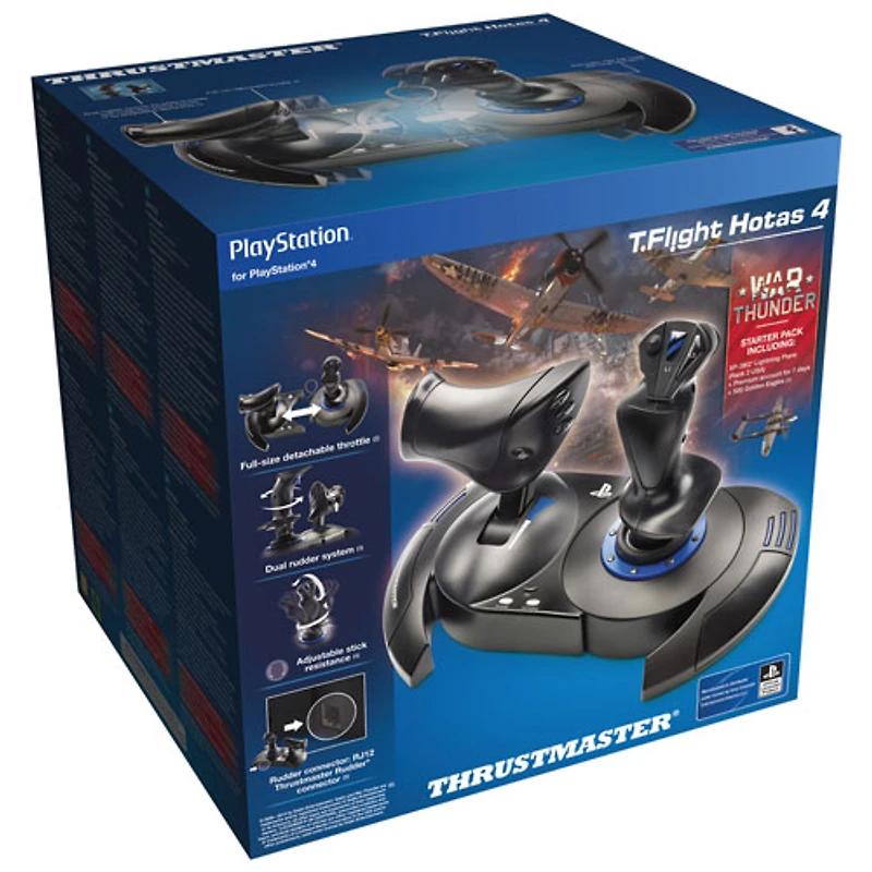 Manche de vol T.Flight Hotas 4 de Thrustmaster pour PS4/PS5/PC