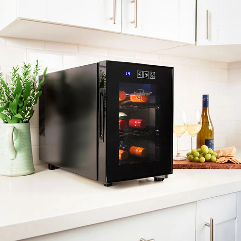 Koolatron 6-Bottle Thermoelectric Freestanding Wine Cooler / Wine Fridge