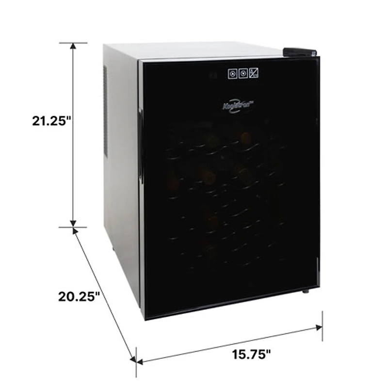 Réfrigérateur à vin autonome thermoélectrique pour 20 bouteilles de Koolatron