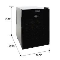 Koolatron 20-Bottle Thermoelectric Freestanding Wine Cooler / Wine Fridge