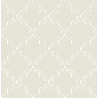 Papier peint autocollant à quadrilobes NuWallpaper - Taupe