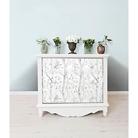 Papier peint autocollant à motif forestier NuWallpaper - Gris