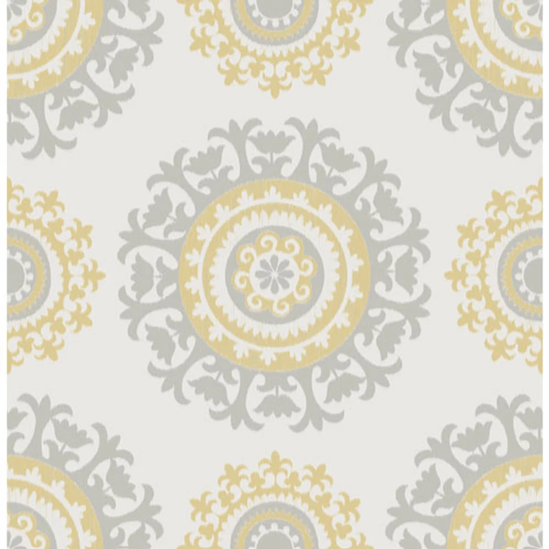 Papier peint autocollant de style suzani NuWallpaper - Multicolore