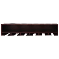Claret Wine Shelf - Espresso