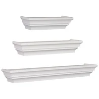 Madison 3-Piece Wall Shelf - White