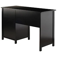 Bureau transitionnel avec classeur Delta - Noir