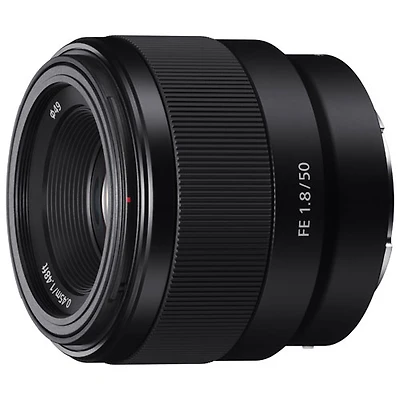 Sony E-Mount Full-Frame FE 50mm f/1.8 Portrait Prime Lens