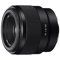 Sony E-Mount Full-Frame FE 50mm f/1.8 Portrait Prime Lens