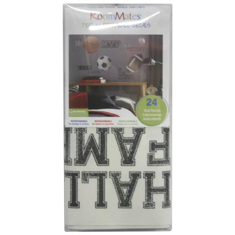 RoomMates All Star Sports Sayings Wall Decal