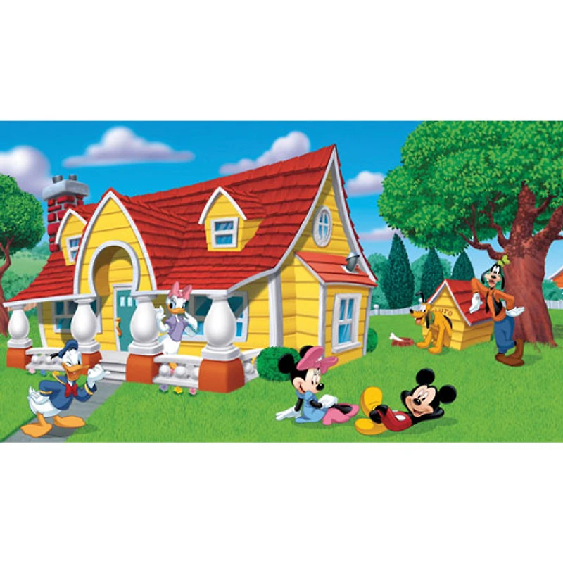 Très grande murale en papier peint de Mickey et ses amis de RoomMates