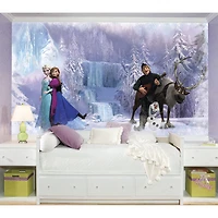 RoomMates Disney Frozen XL Wallpaper Mural - White/Blue