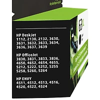 Cartouche d'encre noire 63XL de HP