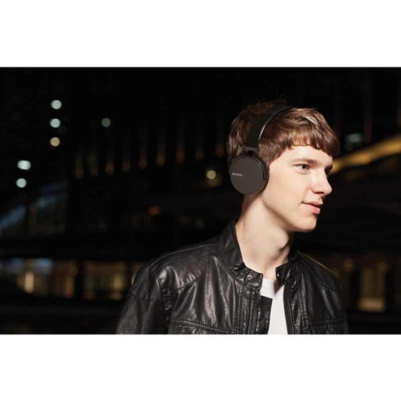 Sony Over-Ear Sound Isolating Wireless Headphones with Mic (MDRXB650BT/B) - Black