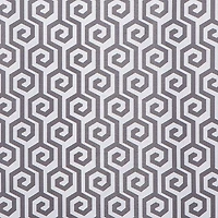Gouchee Design Maze Curtain - Set of 2 - Grey/White