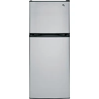Réfrigérateur à congélateur supérieur avec éclairage DEL 11,6 pi3 24 po de GE (GPE12FSKSB) - Inox