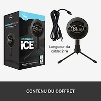 Microphone USB SnowBall iCE de Blue Microphones - Noir