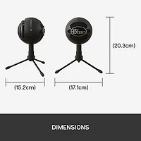 Microphone USB SnowBall iCE de Blue Microphones - Noir