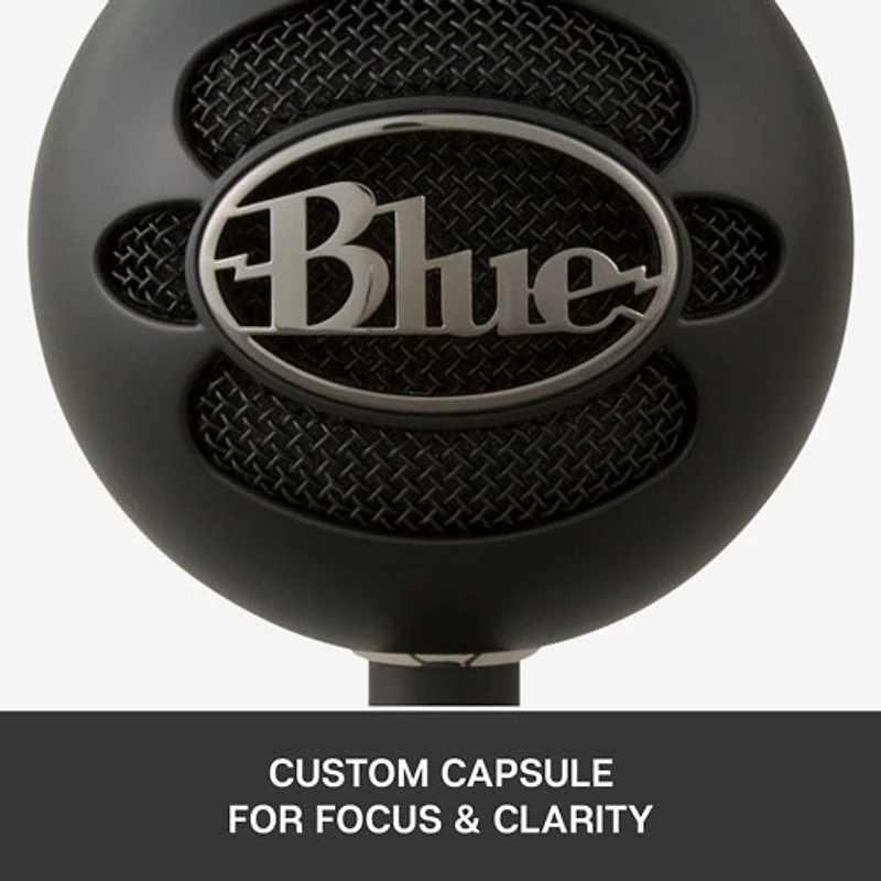 Microphone USB SnowBall iCE de Blue Microphones - Noir