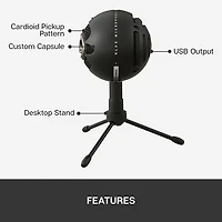 Microphone USB SnowBall iCE de Blue Microphones - Noir
