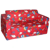 Comfy Kids Traditional Kids Flip Sofa - Balloons