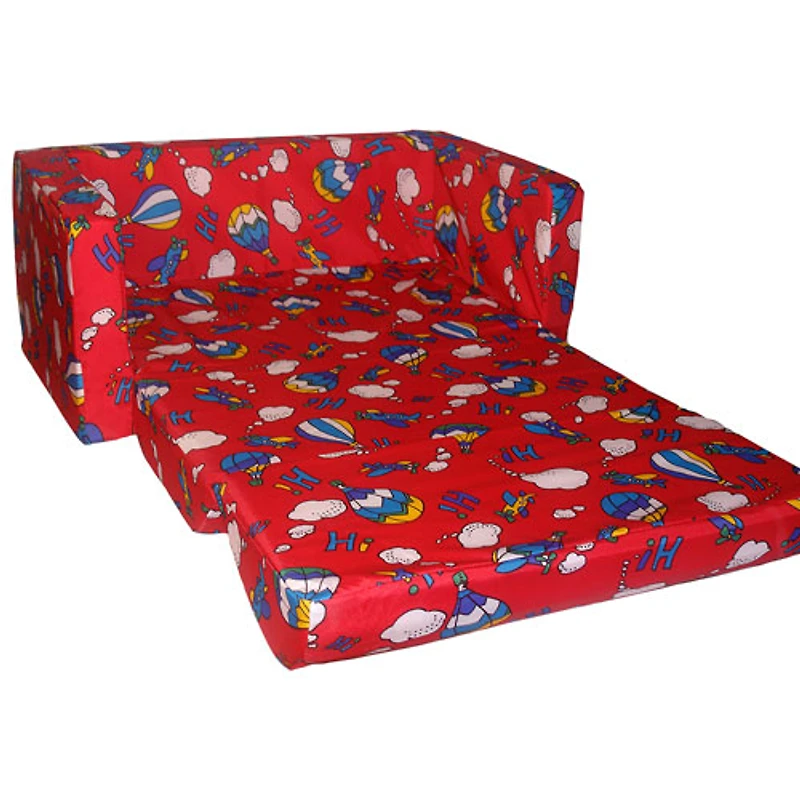 Comfy Kids Traditional Kids Flip Sofa - Balloons