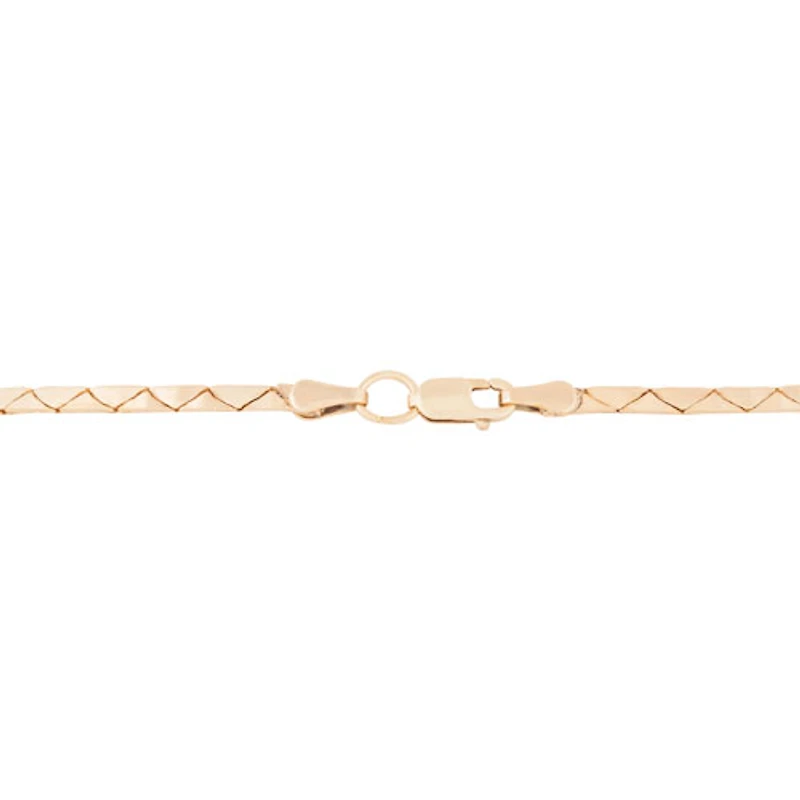 22" 14K Gold Fill Oval Cobra Chain