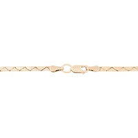 22" 14K Gold Fill Oval Cobra Chain