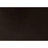 Contemporary Faux Leather Dining Chair - Set of 2 - Dark Brown
