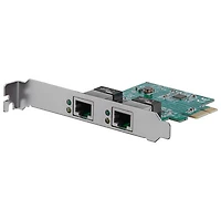 Carte réseau à 2 ports PCI-E Gigabit 10/100/1000 de StarTech