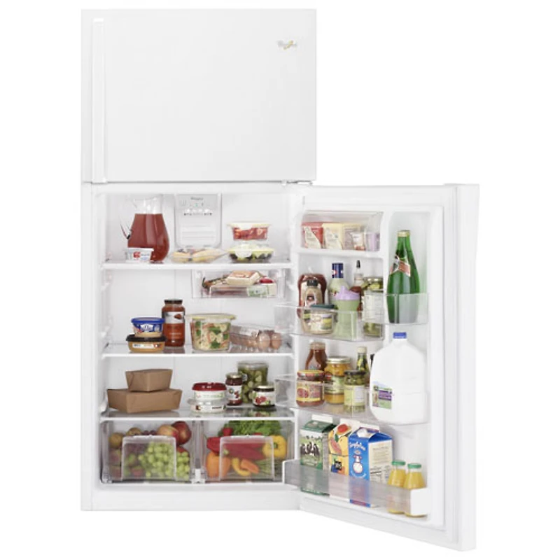Whirlpool 30" 19.2 Cu. Ft. Top Freezer Refrigerator (WRT519SZDW) - White