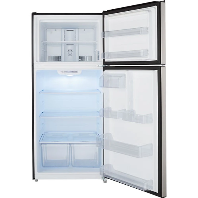 Insignia 30" 18 Cu. Ft. Top Freezer Refrigerator (NS-RTM18SS7) - Stainless Steel - Only at Best Buy
