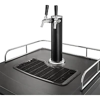 Réfrigérateur à 2 robinets Kegerator d'Insignia (NS-BK2TSS6) - Argenté - Noir - Exclusivité Best Buy