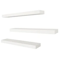 Maine 24" 3-Piece Wall Shelf - White