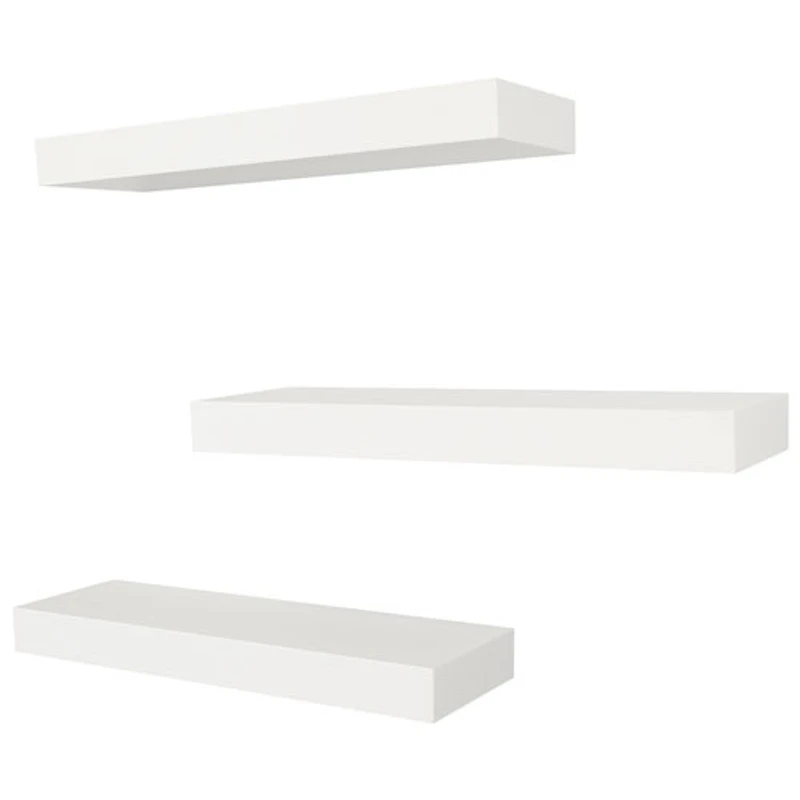3 tablettes murales de po Maine