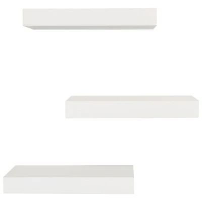 3 tablettes murales de 12 po Maine