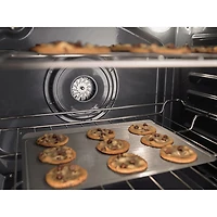 Whirlpool 30" 6.4 Cu. Ft. True Convection Electric Range (YWFE745H0FS) - Black-on-Stainless