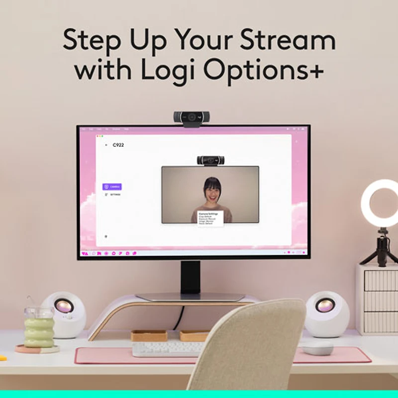 Logitech C922 Pro Stream 1080p HD Streaming & Gaming Webcam