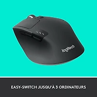 Logitech M720 Triathlon Wireless Optical Mouse - Black