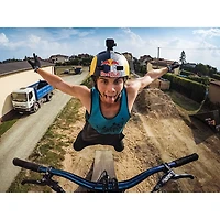 Fixation frontale et latérale pour casque GoPro