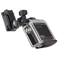 Fixation frontale et latérale pour casque GoPro