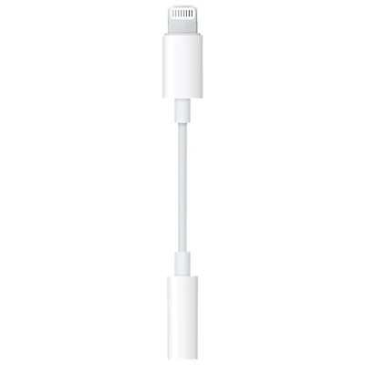 Adaptateur Lightning d'Apple vers prise 3,5 mm pour casque