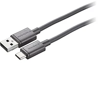Câble recharge/synchronisation USB-A 2.0 à USB-C de 3 m (10 pi) d'Insignia - Noir - Exclusivité BBY