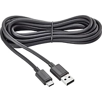 Câble recharge/synchronisation USB-A 2.0 à USB-C de 3 m (10 pi) d'Insignia - Noir - Exclusivité BBY
