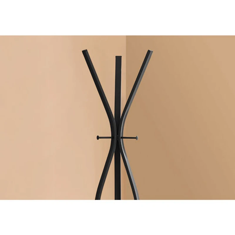 Monarch Metal Coat Rack - Black