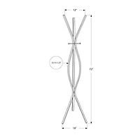 Monarch Metal Coat Rack - Black