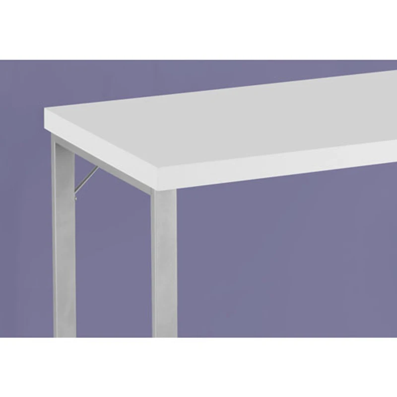 Contemporary Computer Desk - White