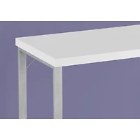 Contemporary Computer Desk - White