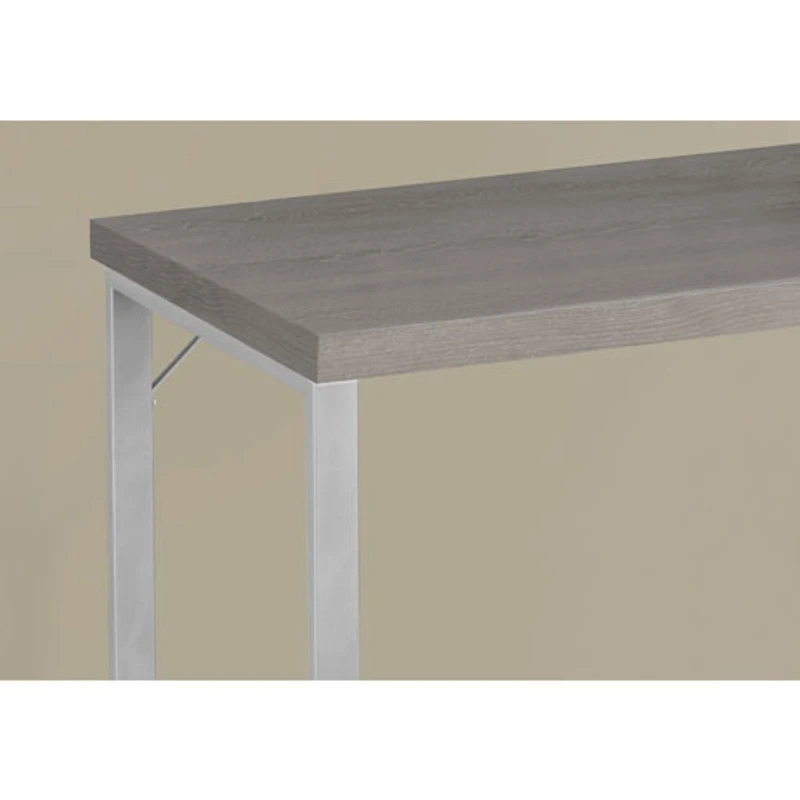 Contemporary Computer Desk - Dark Taupe