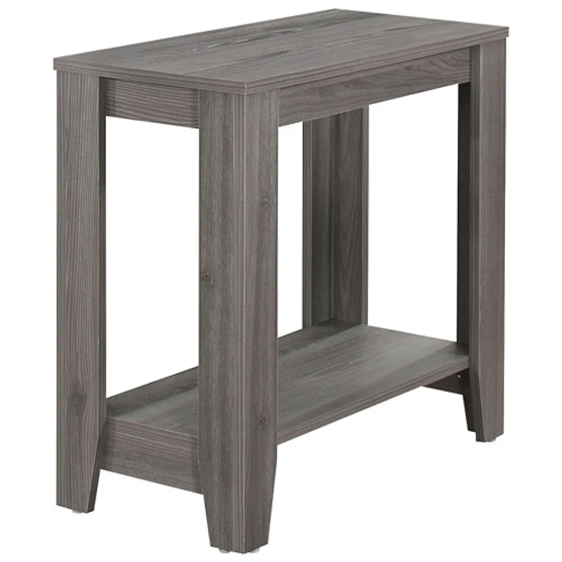 Table d'appoint rectangulaire contemporaine - Gris